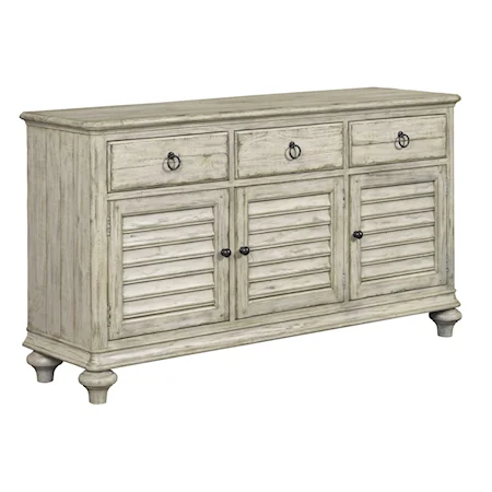 Hastings Buffet with 3 Drawers and 3 Shutter-Style Doors
